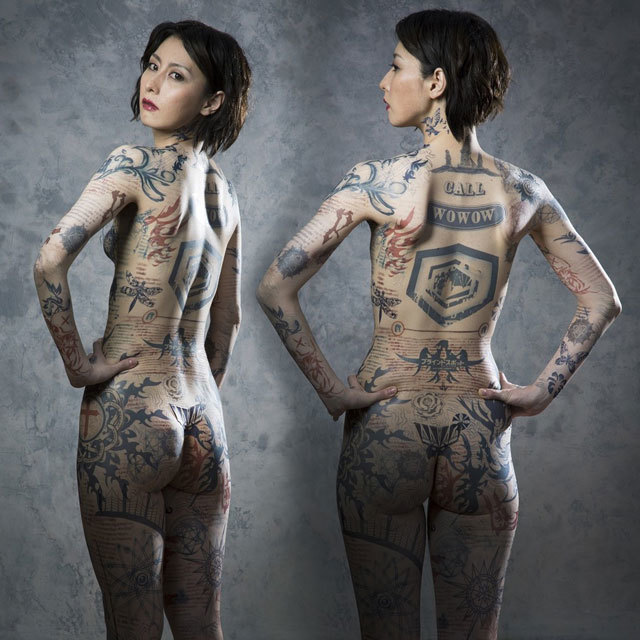 wowow ブラインドスポット タトゥーの女 blindspot tattoo
