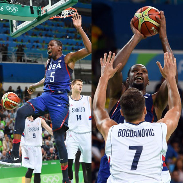 #5 ケビン・デュラント リオ･オリンピック 男子バスケットボール決勝戦 アメリカ vs セルビア