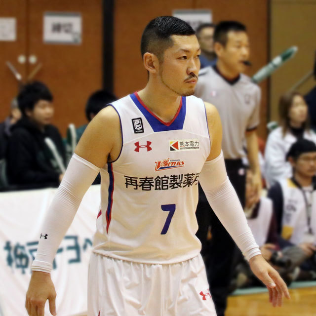 Bリーグ 熊本ヴォルターズ #7 小林慎太郎 B.LEAGUE KUMAMOTO VOLTERS SHINTARO KOBAYASHI