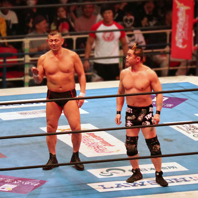 NJPW 新日本プロレス THE NEW BEGINNING in OSAKA 2019 2.11 エディオンアリーナ大阪(大阪府立体育会館) 鈴木みのる TAKAみちのく photo by izy Rodriguez (Team Zion) Cafe de Zion online shop