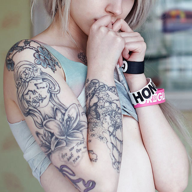 tattoo is art. not arm.
