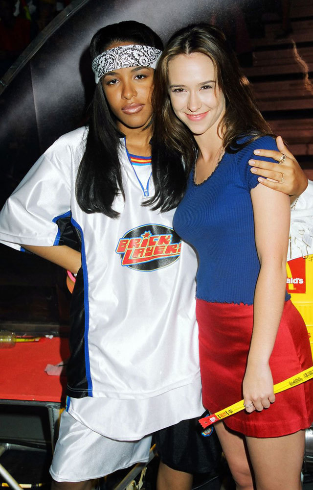 MTV Rock N' Jock Basketball 1996 Aaliyah and Jennifer Love Hewitt