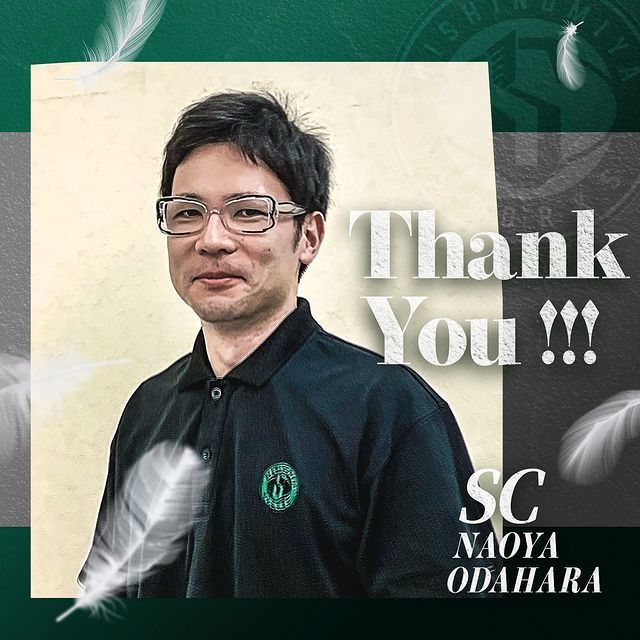 小田原直哉 ストレングスコーチ 契約満了 Bリーグ 西宮ストークス @nsnmy_storks