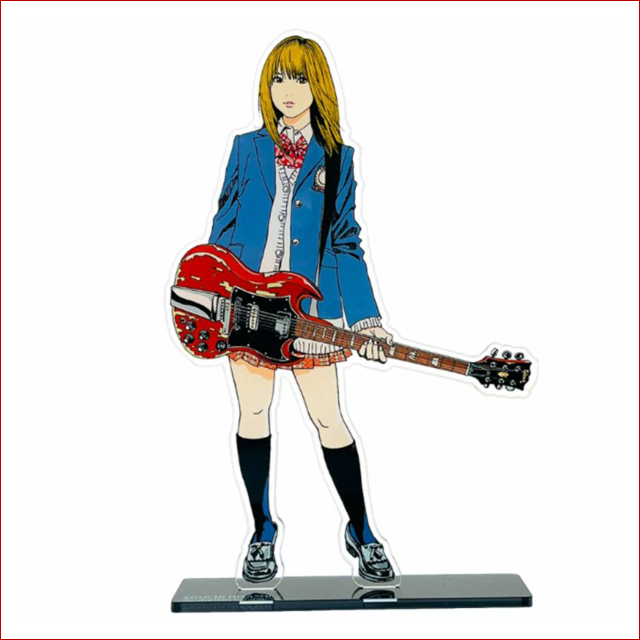 2012年に真野恵里菜をモデルに描かれたイラスト。アクスタとしては2019年以来の再登場。 江口寿史 アクリルスタンドポップ 「Gibson SG 2019 」
